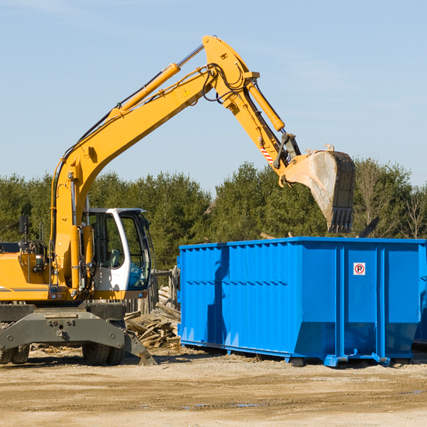 what happens if the residential dumpster is damaged or stolen during rental in Fallston Maryland